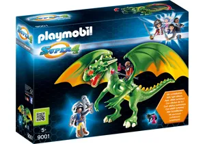 Produktbild von Playmobil 9001  Super 4  Ritterland-Drache mit Alex