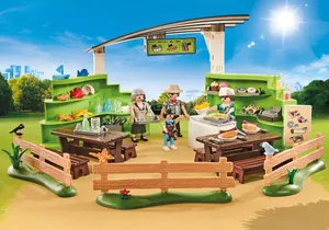 Produktbild von Playmobil 9871  Family Fun  Zoo-Restaurant mit Shop (Folienverpackung)