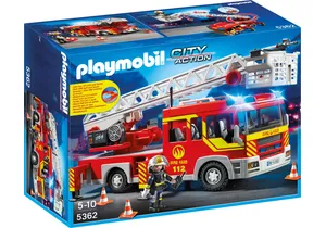Produktbild von Playmobil 5362  City Action  Feuerwehr-Leiterfahrzeug mit Licht und Sound