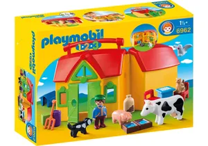 Produktbild von Playmobil 6962 1-2-3  Mitnehm Bauernhof