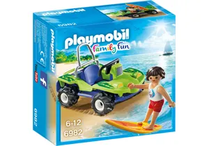 Produktbild von Playmobil 6982  Family Fun  Surfer mit Strandbuggy