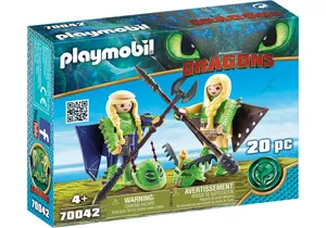 Playmobil 70042 Dragons Raffnuss und Taffnuss im Fluganzug