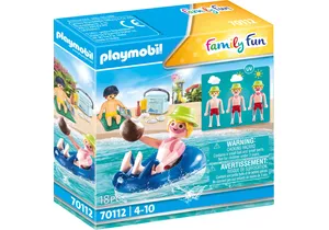 Produktbild von Playmobil 70112  Family Fun  Badegast mit Schwimmreifen