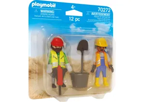 Produktbild von Playmobil 70272  City Action DuoPack Zwei Bauarbeiter