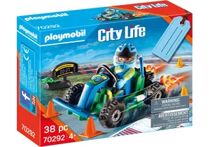 Playmobil 70292 City Life Geschenkset Go Kart Rennen