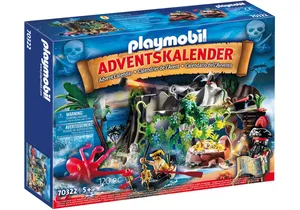 Produktbild von Playmobil 70322   Adventskalender Schatzsuche in der Piratenbucht