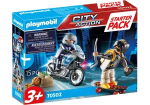 Produktbild von Playmobil 70502  City Action Starter Pack Polizei Ergänzungsset