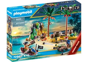 Playmobil 70962 Pirates Promo Pack Piratenschatzinsel mit Skelett