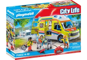 Playmobil 71202 City Life Rettungswagen mit Licht und Sound