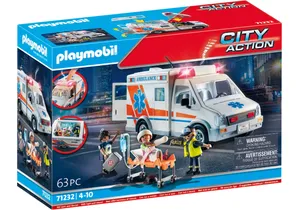 Produktbild von Playmobil 71232  City Action  Amerikanischer Krankenwagen