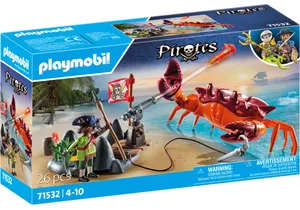 Produktbild von Playmobil 71532  Pirates  Kampf gegen die Riesenkrabbe