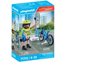 Produktbild von Playmobil 71732    Polizei Fahrradstreife