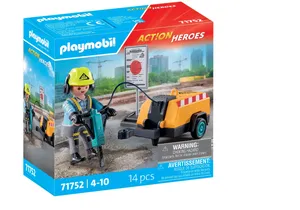 Produktbild von Playmobil 71752    Bauarbeiter mit Meißel