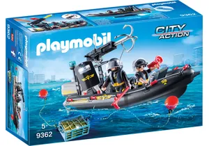 Produktbild von Playmobil 9362  City Action  SEK-Schlauchboot