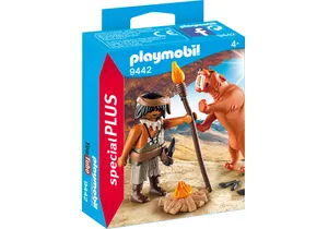 Produktbild von Playmobil 9442  Special Plus  Neandertaler mit Säbelzahntiger Spiel