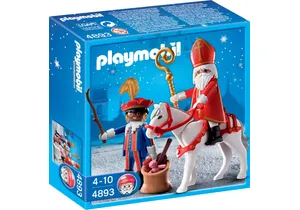 Produktbild von Playmobil 4893  Christmas  St. Nikolaus und Knecht Ruprecht mit Pferd