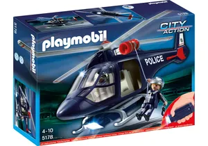 Produktbild von Playmobil 5183  City Action  Polizeihubschrauber mit LED