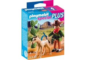 Produktbild von Playmobil 5373  Special Plus  Cowboy mit Fohlen