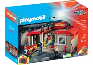 Produktbild von Playmobil 5663  City Action Mitnehm Feuerwehrstation