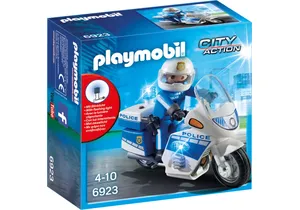 Produktbild von Playmobil 6923  City Action  Polizeistreife mit LED Blinklicht