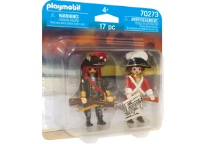 Produktbild von Playmobil 70273  Pirates DuoPack Piratenkapitän und Rotrock