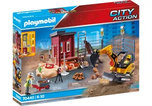 Produktbild von Playmobil 70443  City Action  Minibagger mit Bauteil