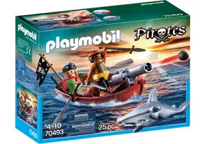 Produktbild von Playmobil 70493  Pirates  Piraten-Ruderboot mit Hammerhai