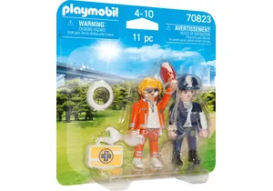 Produktbild von Playmobil 70823  City Action DuoPack Notarzt und Polizistin