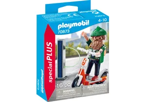 Produktbild von Playmobil 70873  Special Plus  Hipster mit E-Roller