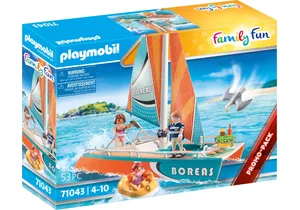 Produktbild von Playmobil 71043  Family Fun Promo Pack Katamaran