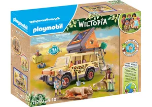 Produktbild von Playmobil 71293  Wiltopia  Mit dem Geländewagen bei den Löwen