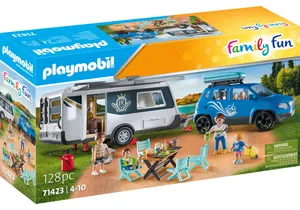 Produktbild von Playmobil 71423  Family Fun  Wohnwagen mit Auto