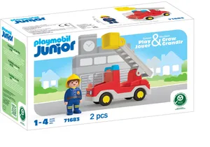Produktbild von Playmobil 71683 Junior   Feuerwehrleiterfahrzeug