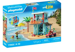 Produktbild von Playmobil 71903  myLife  Rettungsturm mit Beach buggy