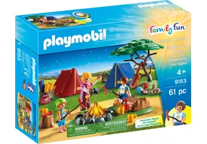 Produktbild von Playmobil 9153  Family Fun  Zeltplatz mit Lagerfeuer