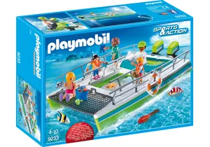 Produktbild von Playmobil 9233  Sports & Action  Glasbodenboot mit Unterwassermotor
