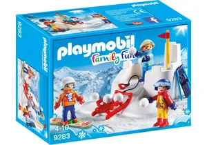 Produktbild von Playmobil 9283  Family Fun  Schneeballschlacht