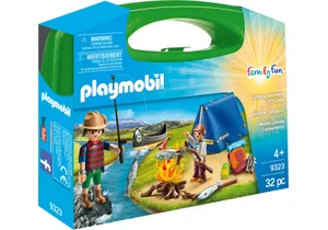 Produktbild von Playmobil 9323  Family Fun Carry Case Camping Adventure
