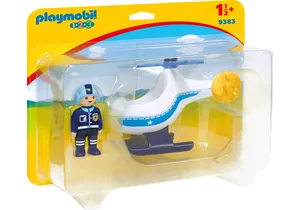Produktbild von Playmobil 9383 1-2-3   Polizeihubschrauber