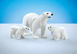 Produktbild von Playmobil 9833    Polarbären Familie (Folienverpackung)