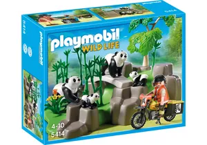 Produktbild von Playmobil 5414  Wild Life  Pandafamilie im Bambuswald