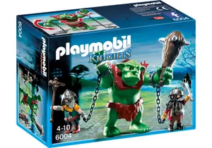 Produktbild von Playmobil 6004  Knights  Riesentroll mit Zwergenkämpfern