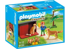 Produktbild von Playmobil 6134  Country  Golden Retriever mit Welpen