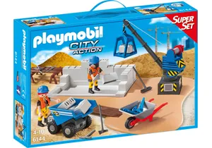 Produktbild von Playmobil 6144  City Action SuperSet Baustelle