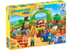 Produktbild von Playmobil 6754 1-2-3   Mein großer Tierpark