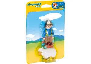 Produktbild von Playmobil 6974 1-2-3   Schäfer mit Schaf