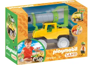 Produktbild von Playmobil 70064 1-2-3   Sand Bohrfahrzeug