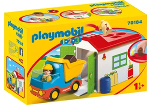 Produktbild von Playmobil 70184 1-2-3   LKW mit Sortiergarage