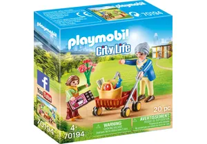 Playmobil 70194 City Life Oma mit Rollator