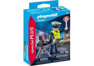 Produktbild von Playmobil 70304  Special Plus  Polizist mit Radarfalle